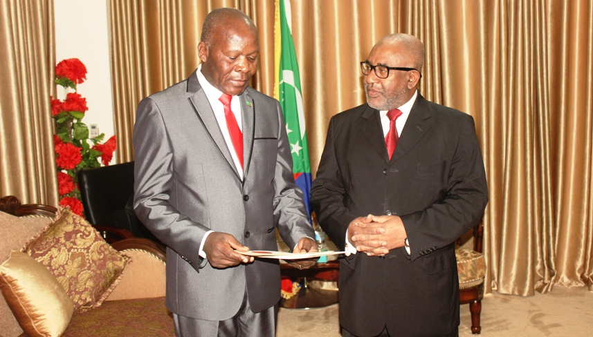 Le nouvel Ambassadeur de la République de Zambie a présenté ses lettres de créance au Chef de l’Etat